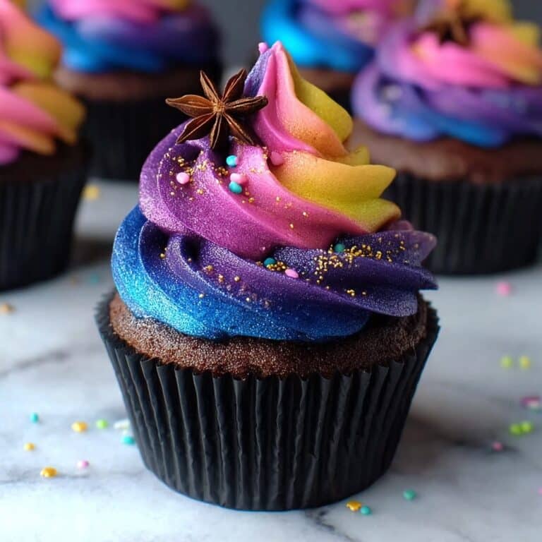 Milky Way Galaxy Cupcakes Recipe