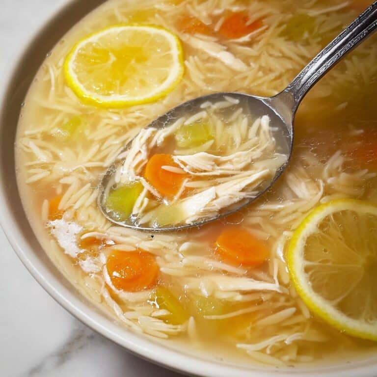 Lemon Chicken Orzo Soup Recipe