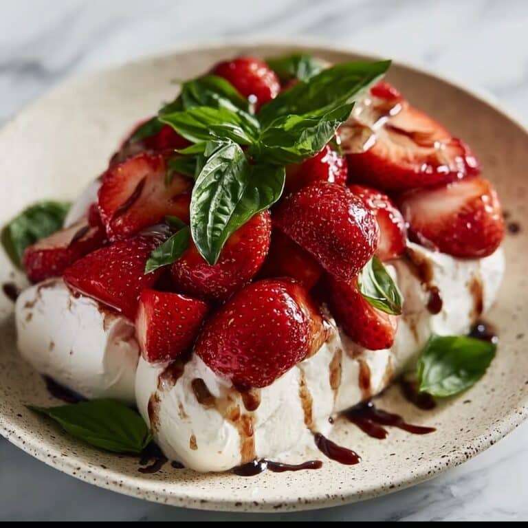 Balsamic Strawberry Caprese Recipe