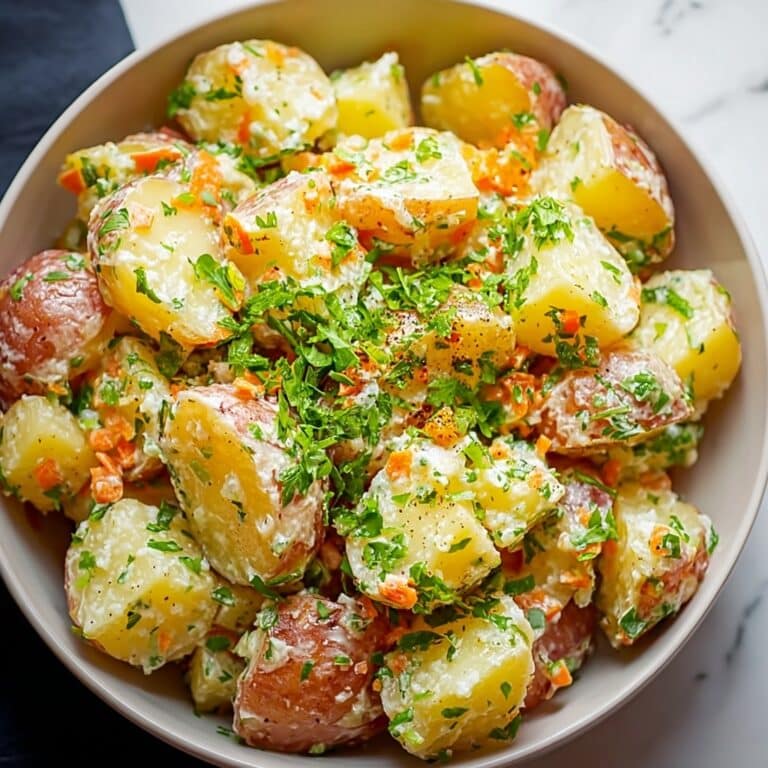 Healthy Potato Salad with Bacon and French Dressing Recipe