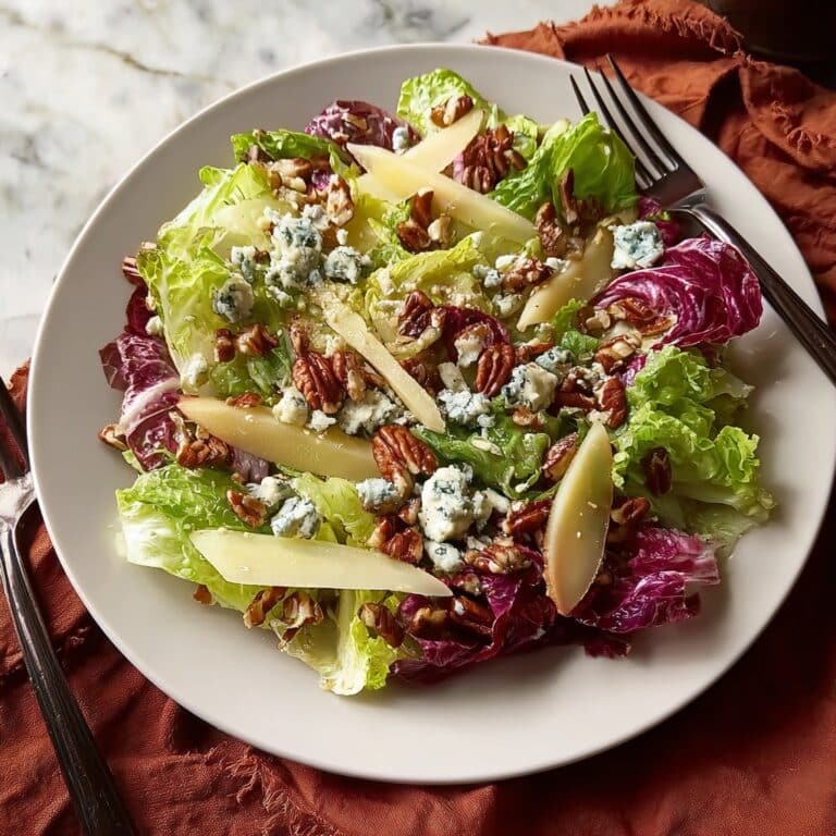 Blue Cheese, Walnut, and Chicory Salad Recipe