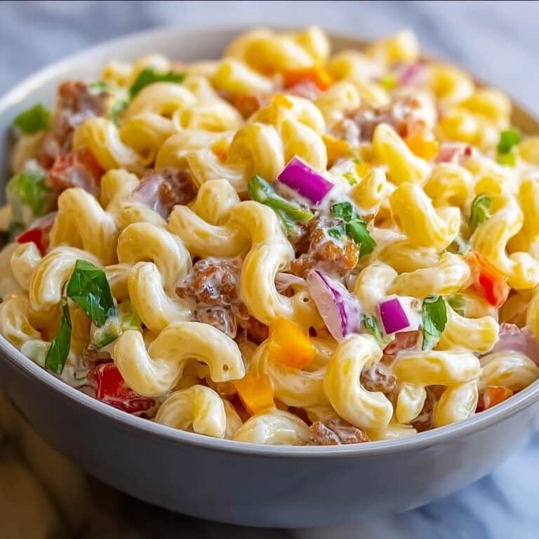 Cheeseburger Pasta Salad Recipe