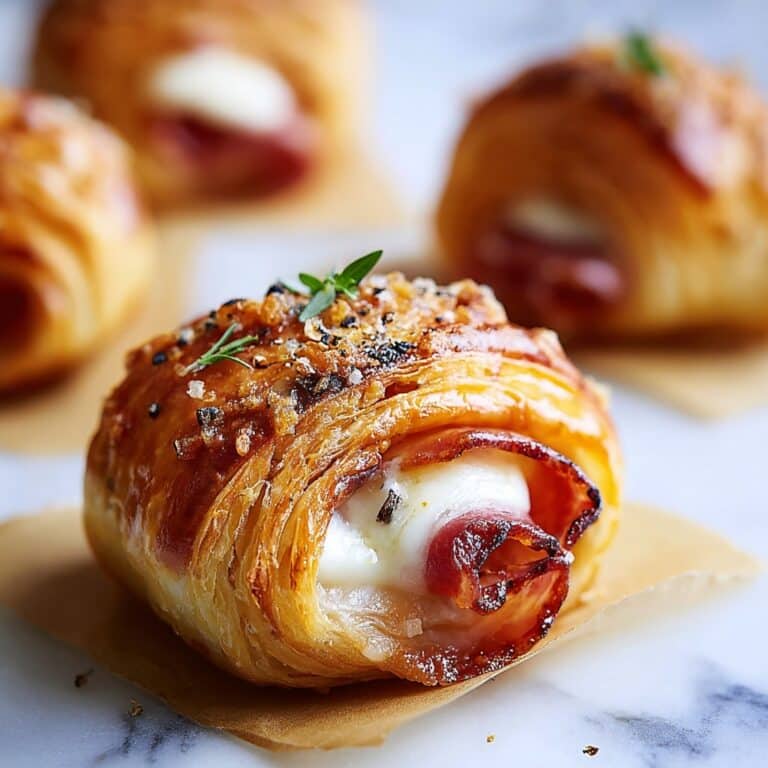 Mozzarella Pepperoni Croissant Rolls Recipe