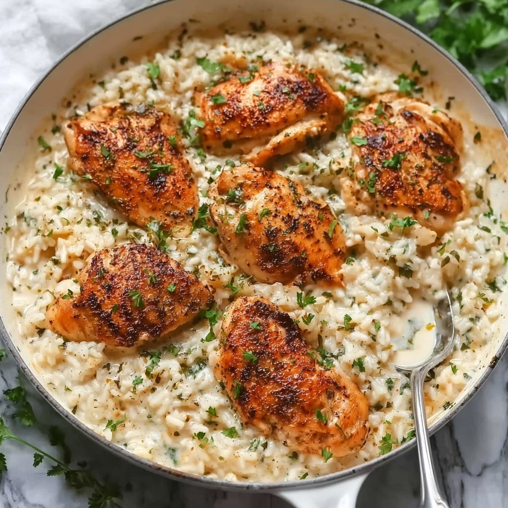 Creamy Herb Chicken & Basmati Rice Recipe - Recipe Image
