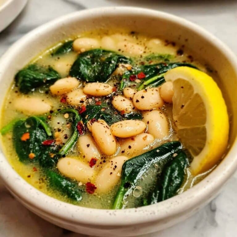 Creamy Lemon Garlic Butter Beans Recipe