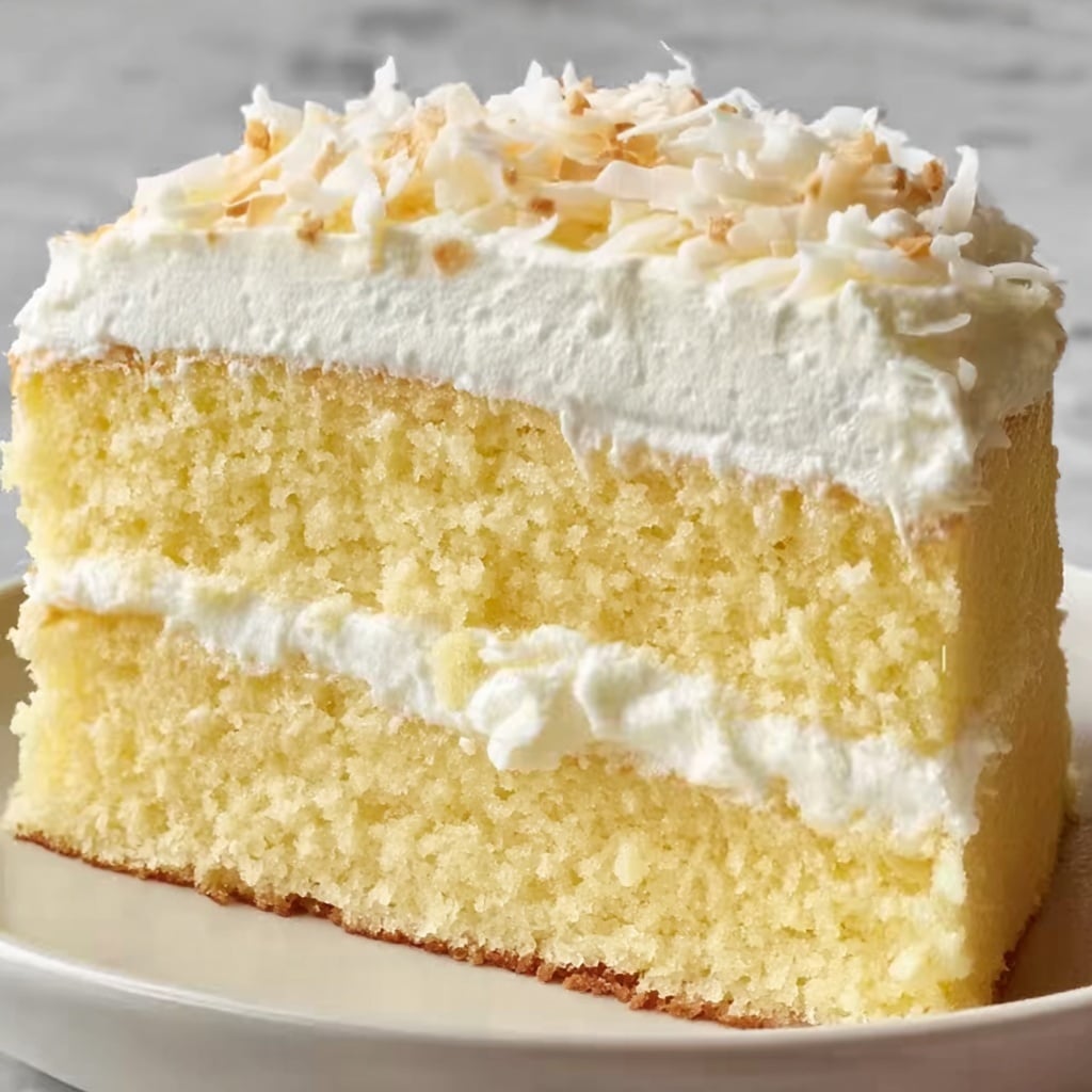 Coconut Cream Cake Recipe - Recipe Image