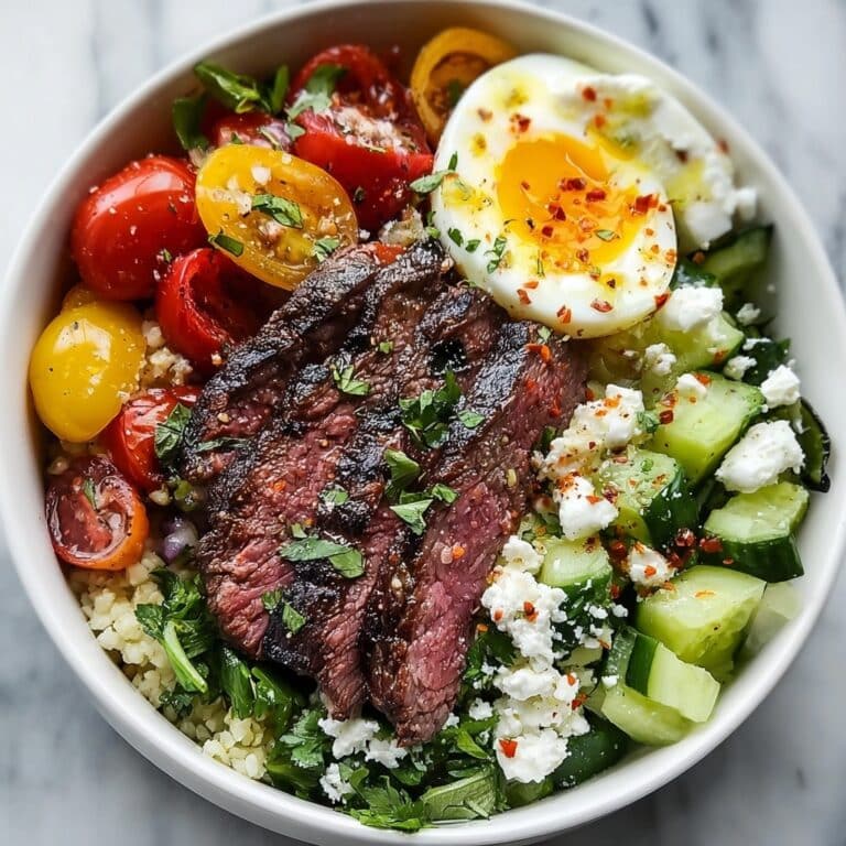 Mediterranean Steak Bowl Recipe