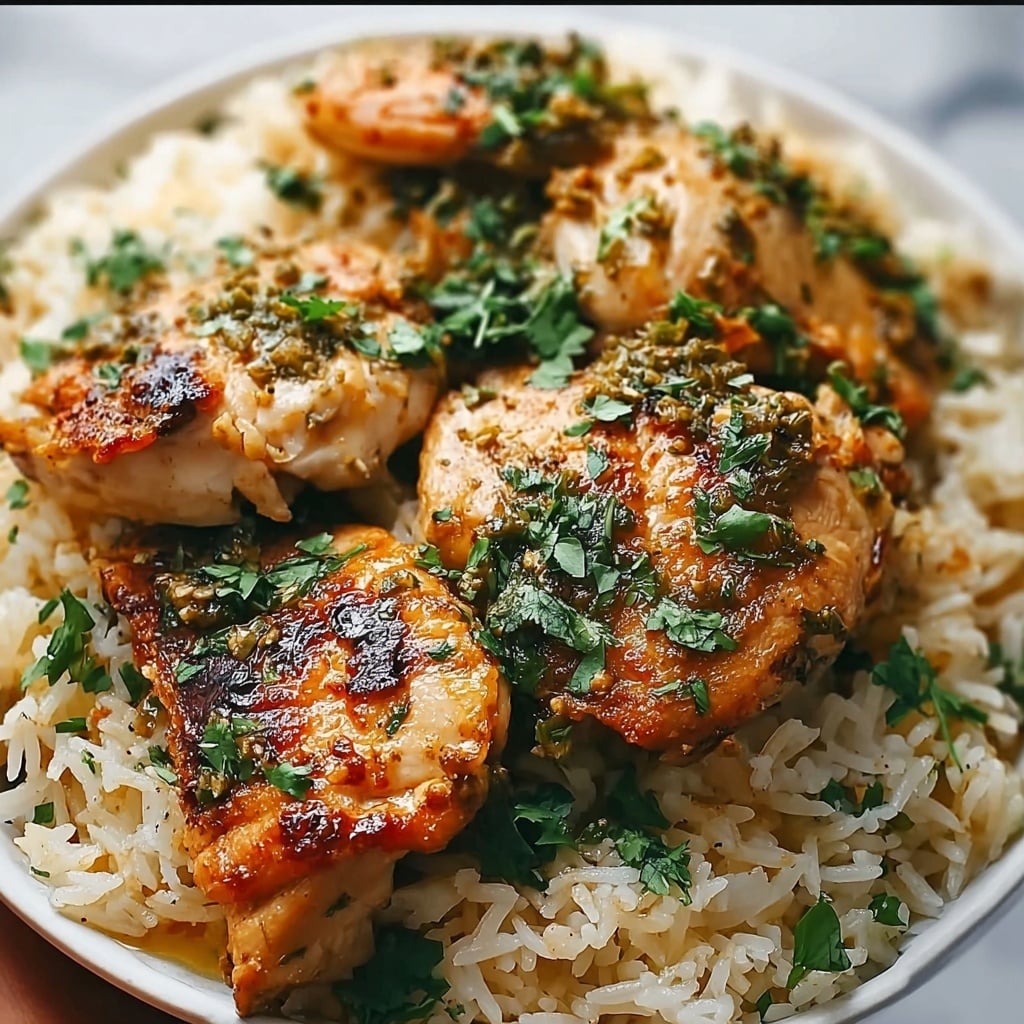 Creamy Herb Chicken with Basmati Rice Recipe