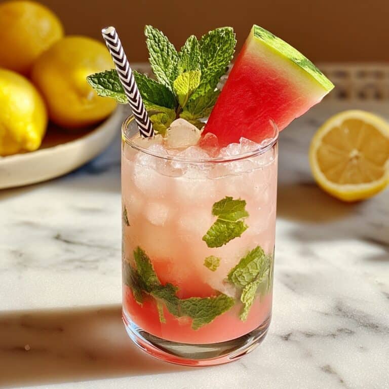 Watermelon Mint Lemonade Recipe