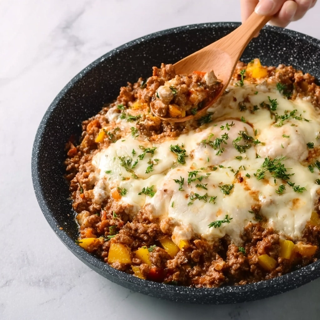 Simple Ground Turkey Pepper Skillet Recipe - Recipe Image