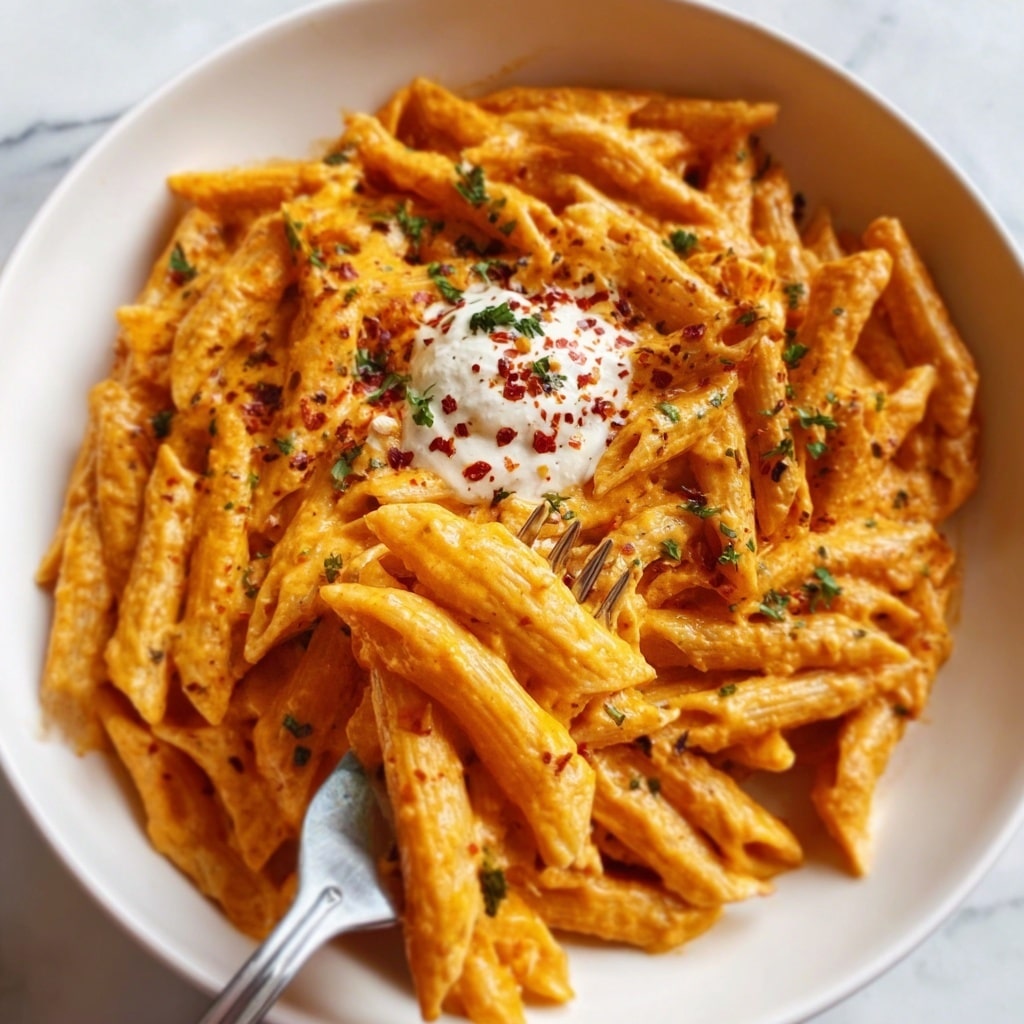 Creamy Vodka Penne Pasta Recipe - Recipe Image