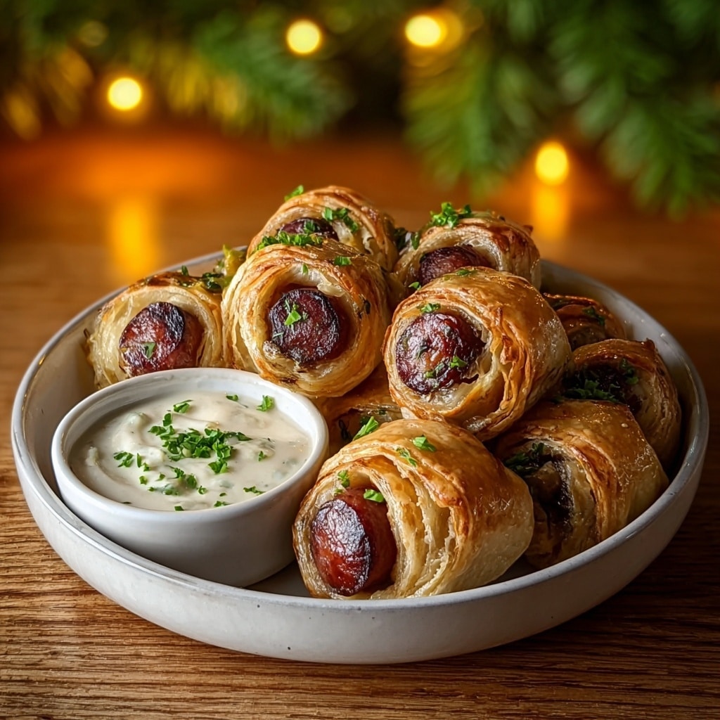 Everything Pigs in a Blanket with Dijon Dip That Wow Guests Recipe - Recipe Image