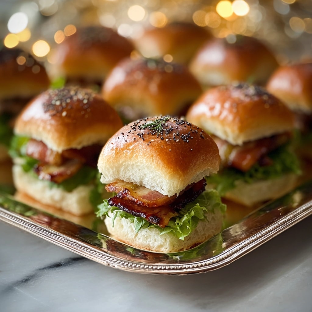 Honey-Ham and Swiss Christmas Party Sliders Recipe - Recipe Image