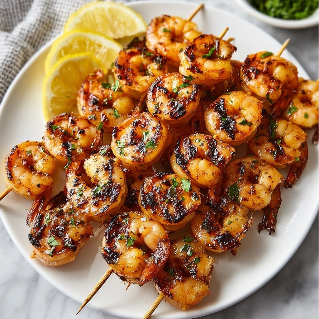 Zesty Garlic Shrimp Skewers Perfect for Your Next BBQ Recipe