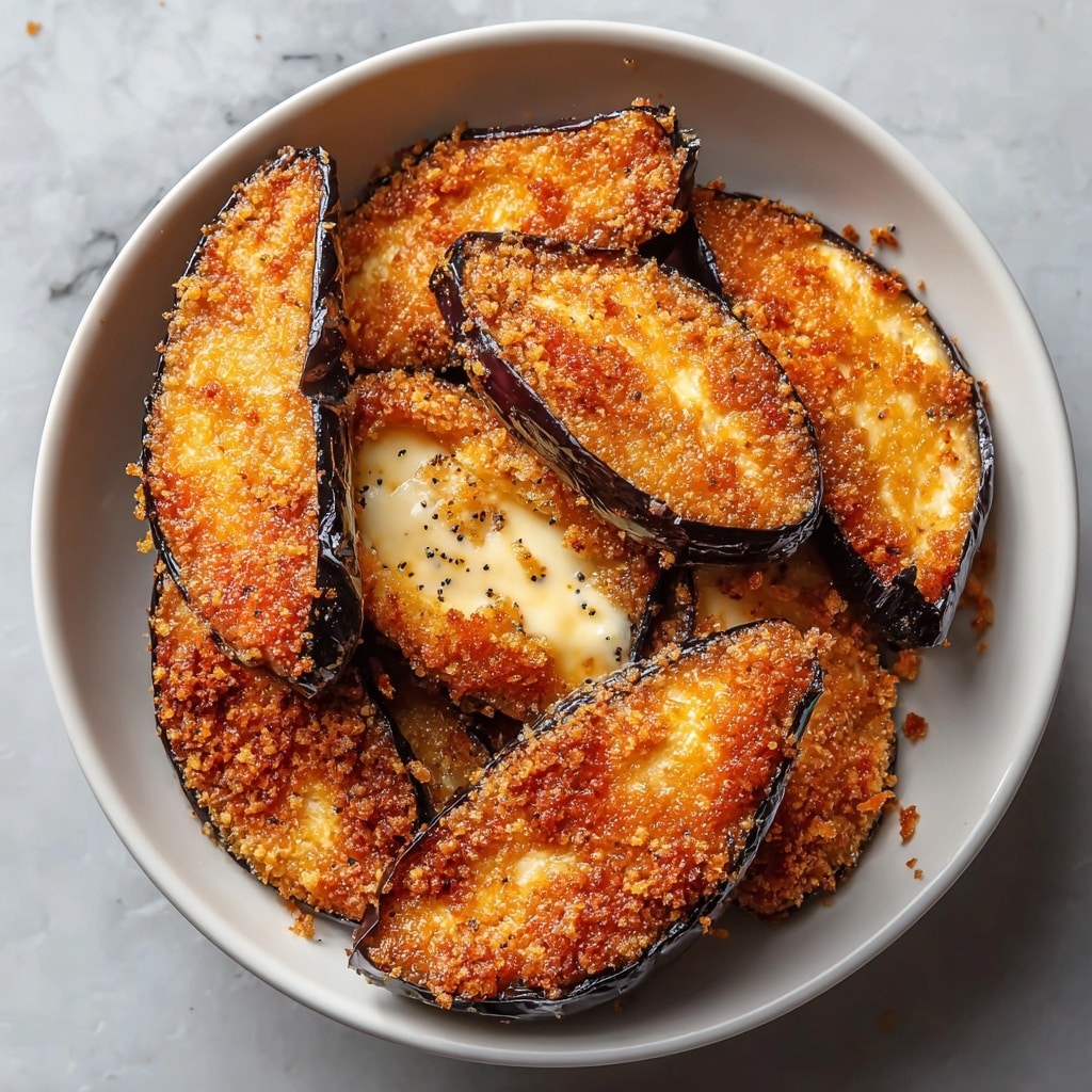 Crispy Eggplant Katsu: Guilt-Free Fried or Baked Delight Recipe - Recipe Image
