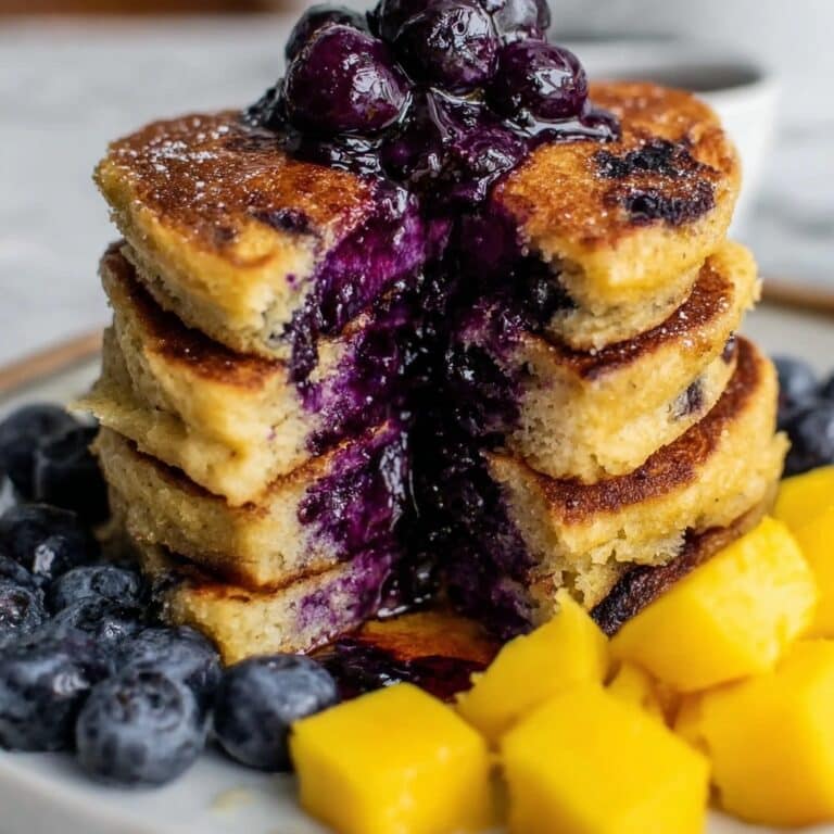 Blueberry Oatmeal Pancakes Recipe