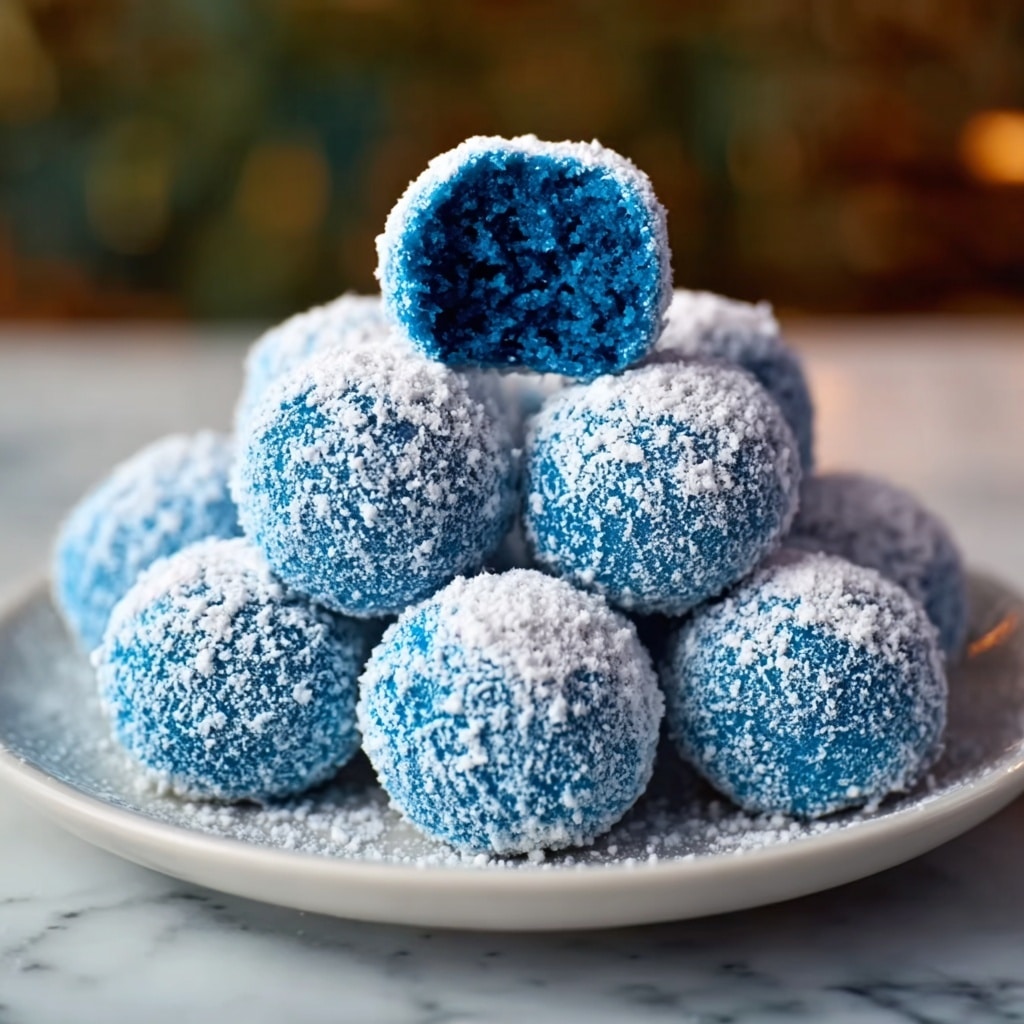 Blue Christmas Truffles Recipe