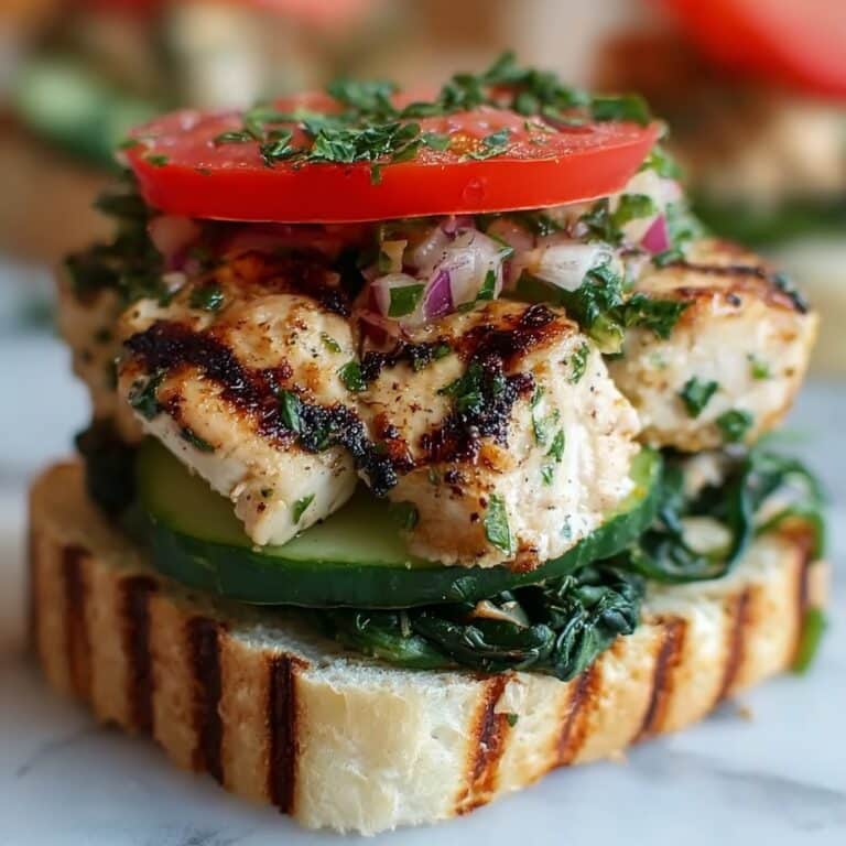 Greek Chicken Burgers Recipe
