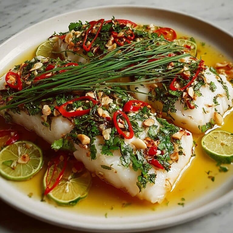 Irresistible Thai Lime-Garlic Steamed Fish Recipe
