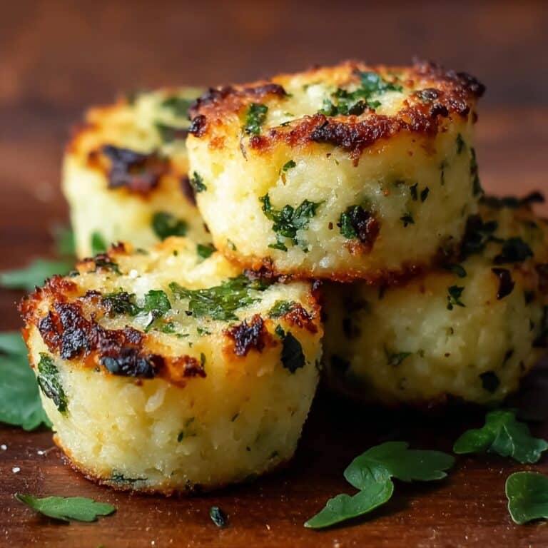Crispy Parmesan Zucchini Potato Muffins Recipe