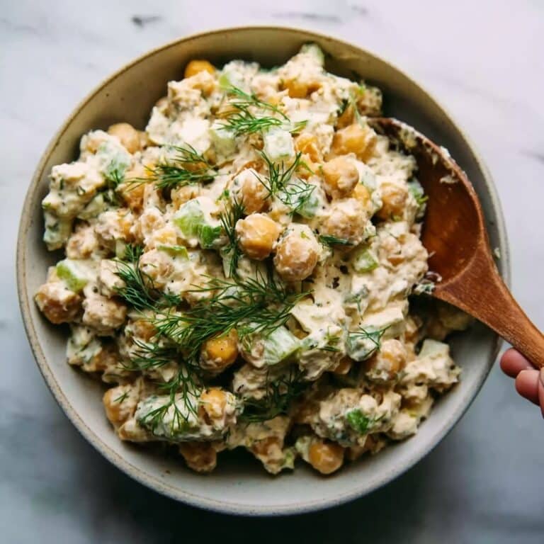 Mashed Chickpea Salad Recipe