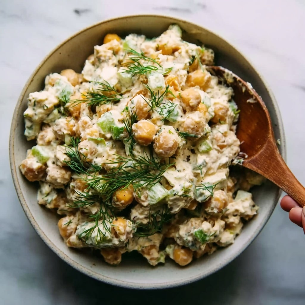 Mashed Chickpea Salad Recipe - Recipe Image