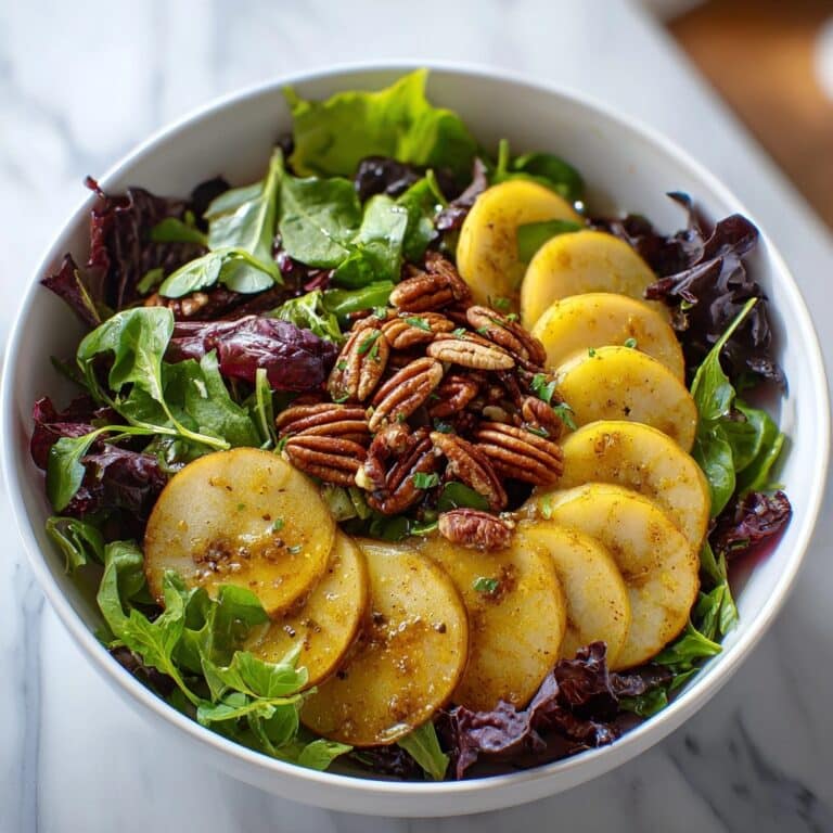 Winter Salad with Pears, Pecans, and Cranberries Recipe