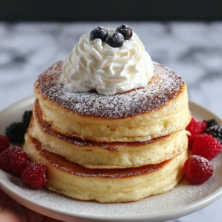 Fluffy Japanese Soufflé Pancakes: A Cloud-Like Delight Recipe