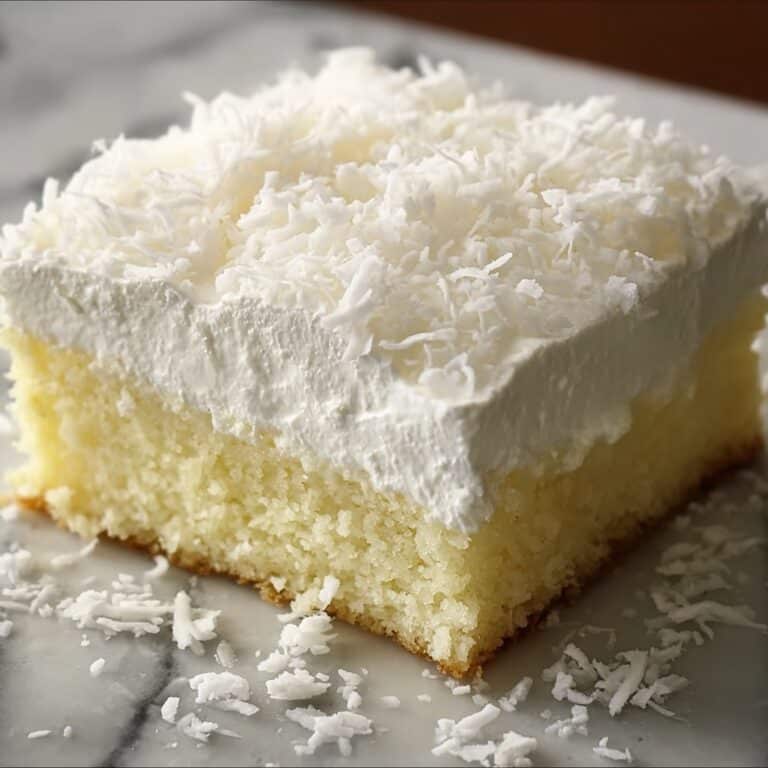 Delicious Creamy Coconut Cake Recipe