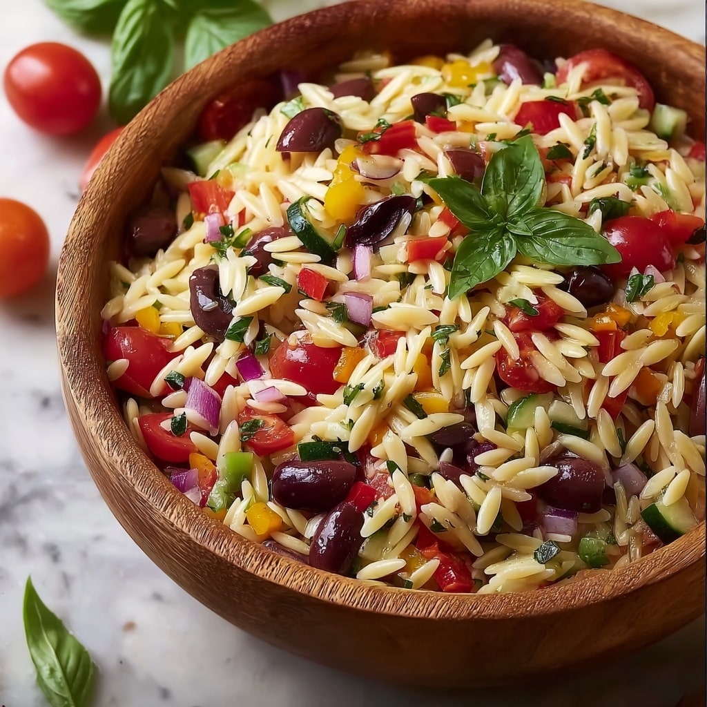 Mediterranean Orzo Salad Recipe