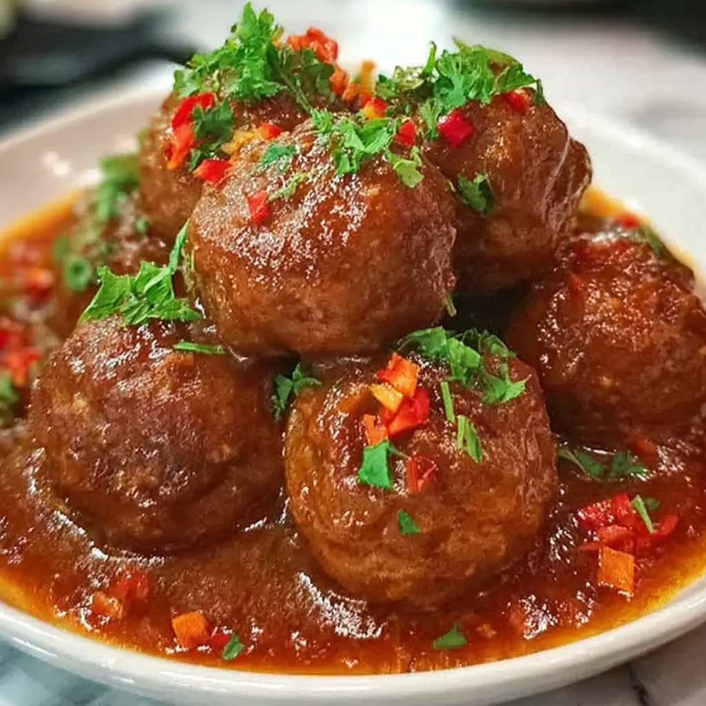 Sweet Chili Meatballs Crockpot Recipe