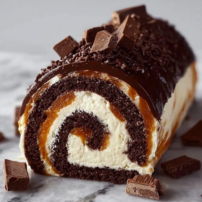 Triple Chocolate Roll Cake Recipe