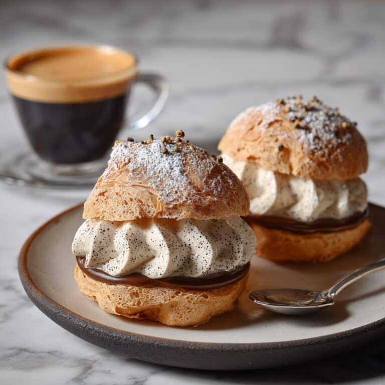 Mocha Éclairs: Coffee-Infused Pastry Cream Delight Recipe