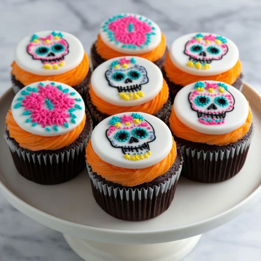 Day of the Dead Cupcakes Recipe - Recipe Image