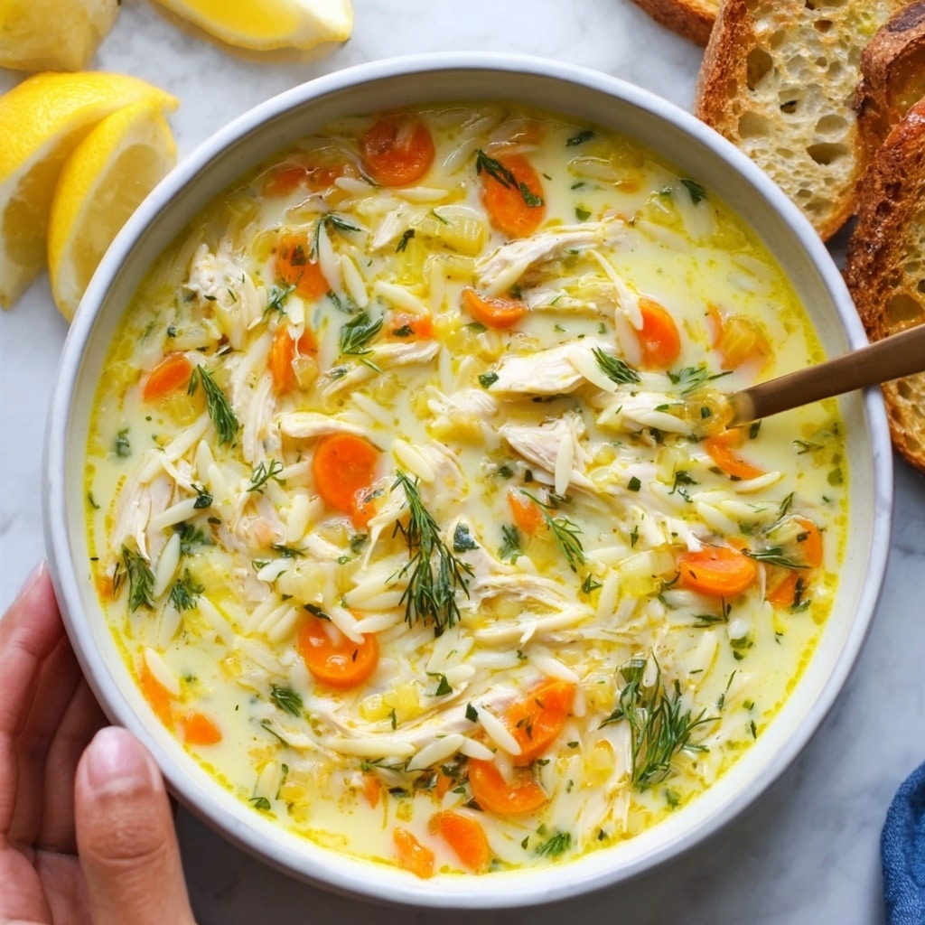 Greek Lemon Chicken Soup Recipe - Recipe Image