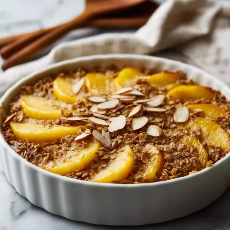 French Almond Pear Gratin Recipe