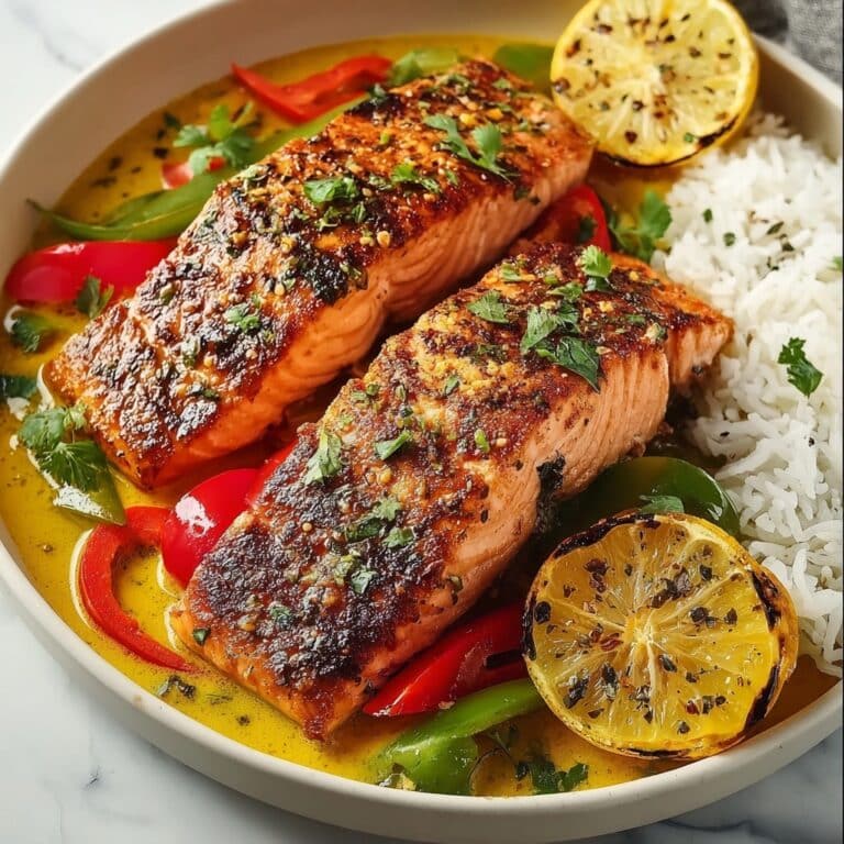 Caribbean Coconut Curry Salmon Recipe