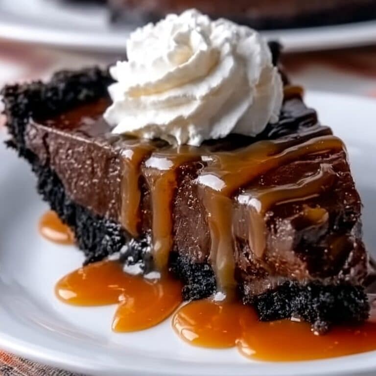 Decadent Caramel Brownie Pie Recipe