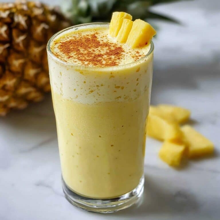 Protein Pineapple Turmeric Smoothie Recipe