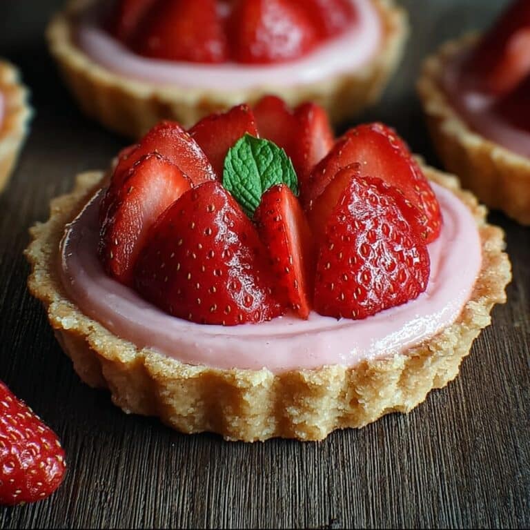 Strawberry Mousse Tartlets Recipe