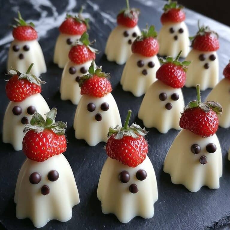 Spooky Strawberry Ghosts Recipe