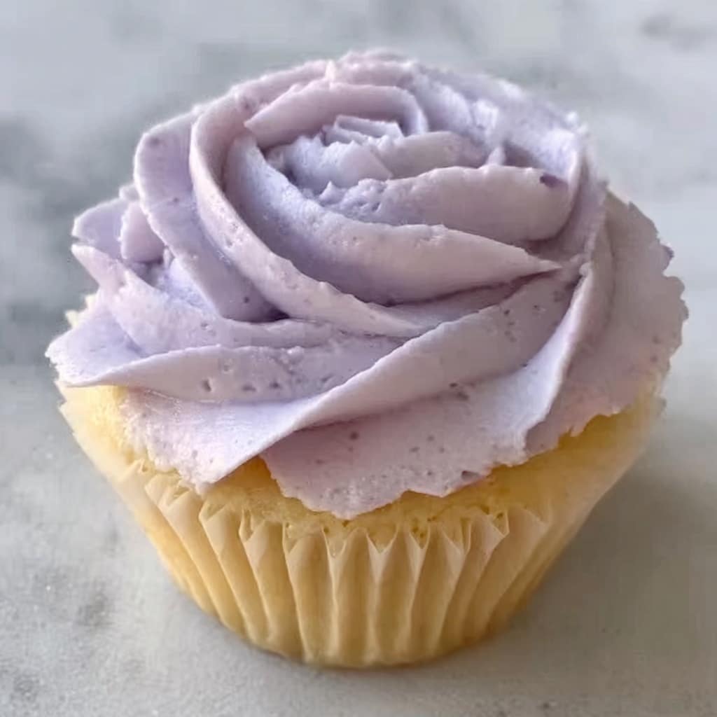 Lavender Buttercream Frosting Recipe - Recipe Image