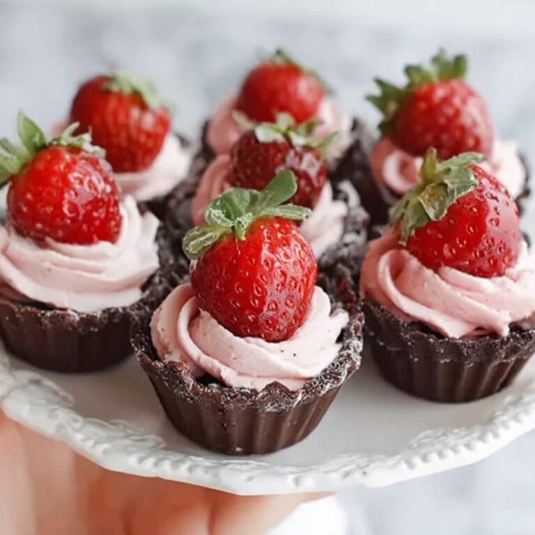 Chocolate Cheesecake Stuffed Strawberries Recipe