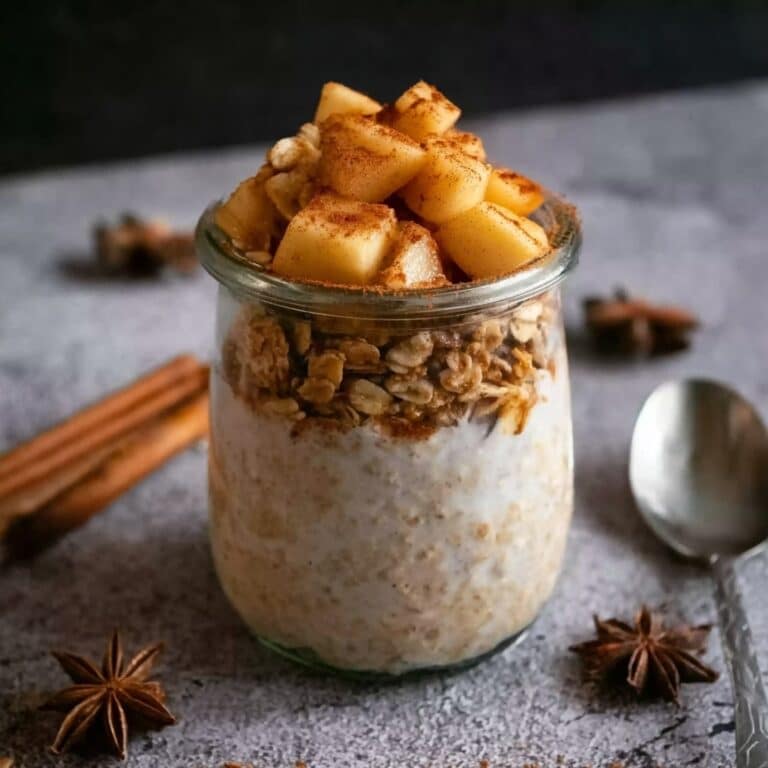 Apple Cinnamon Overnight Oats Recipe