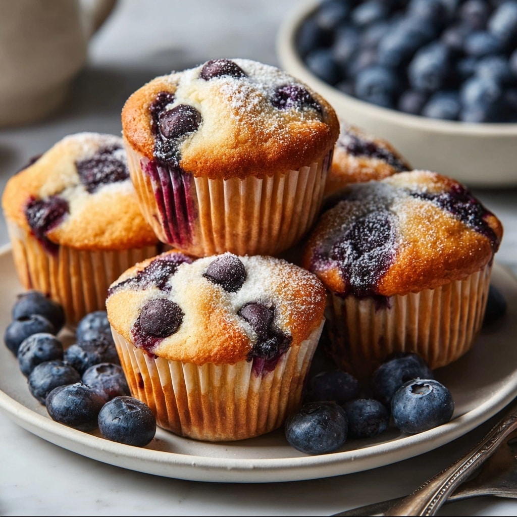 Vanilla Blueberry Protein Muffins: The Perfect Healthy Breakfast Recipe - Recipe Image