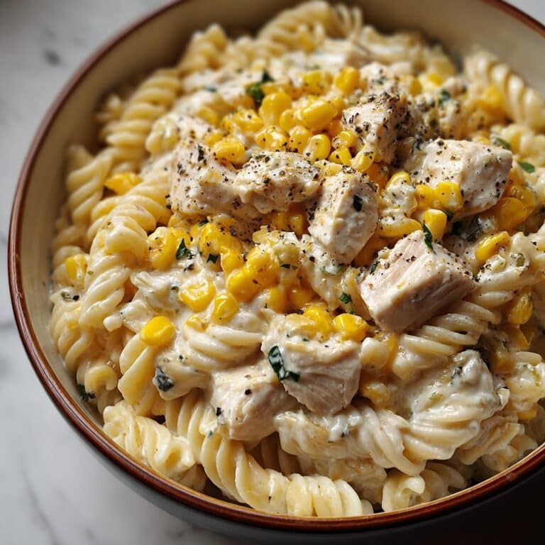 Creamy Chicken and Corn Pasta Recipe