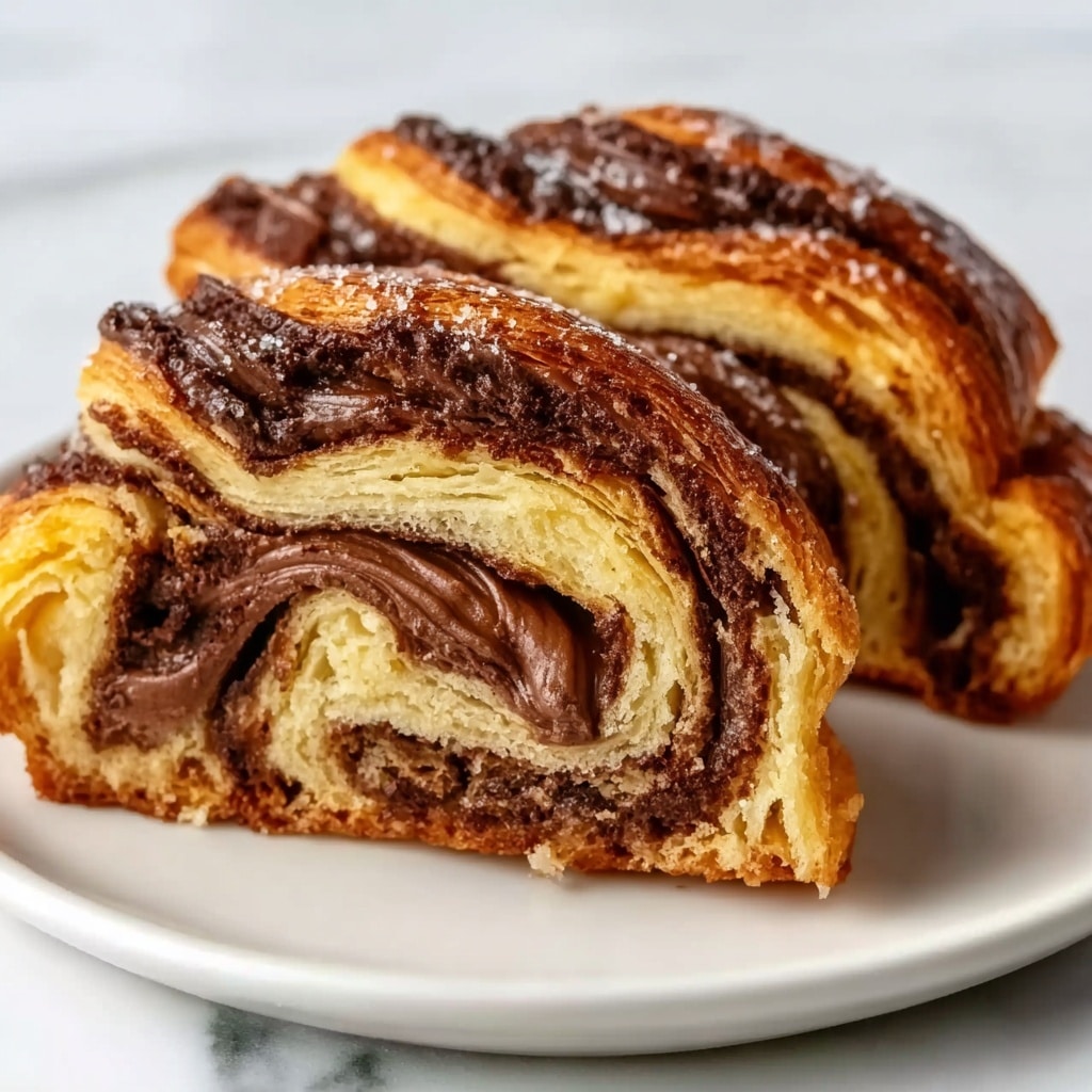 Nutella Pastry Twists Recipe - Recipe Image