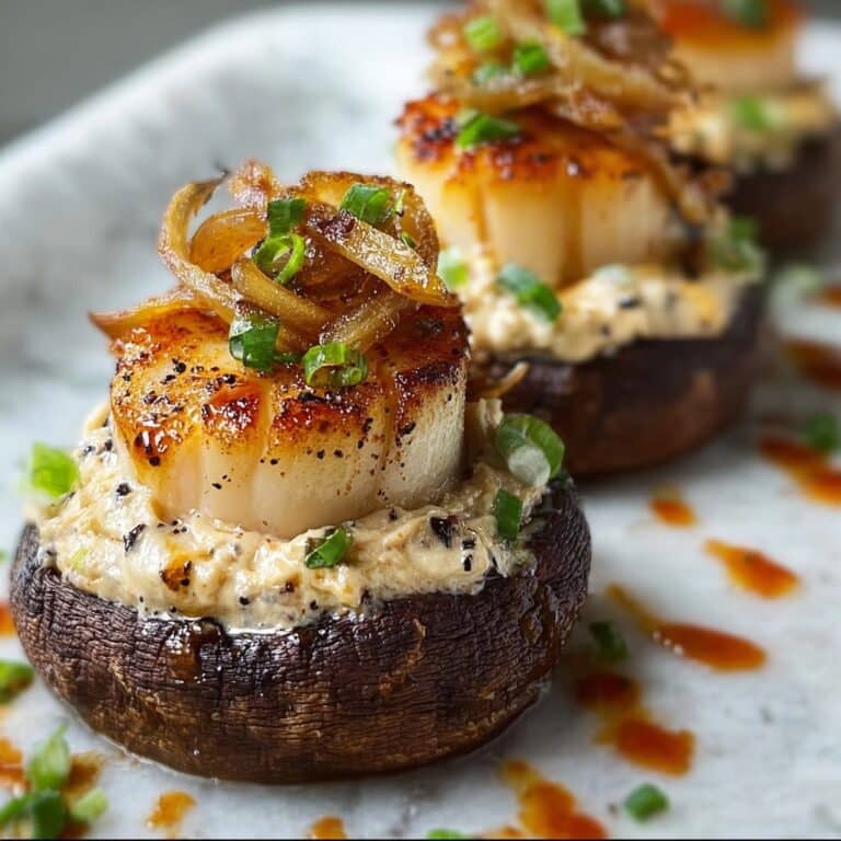 Creamy Garlic Crab-Stuffed Mushrooms Recipe