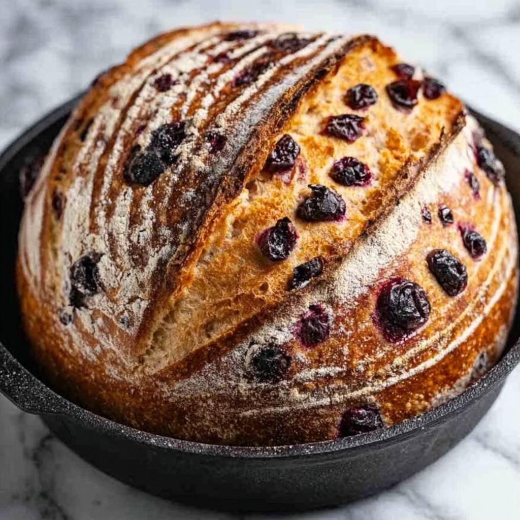 No Knead Cinnamon Raisin Bread Recipe - Recipe Image