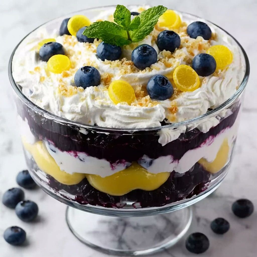 Lemon Blueberry Trifle: A Refreshing Burst of Flavor Recipe - Recipe Image